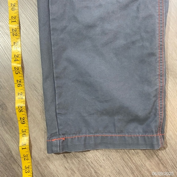 BDG‎ Urban Outfitters Red Stitch Utility Pants Size 31 Gray Straight Fit - Picture 6 of 10